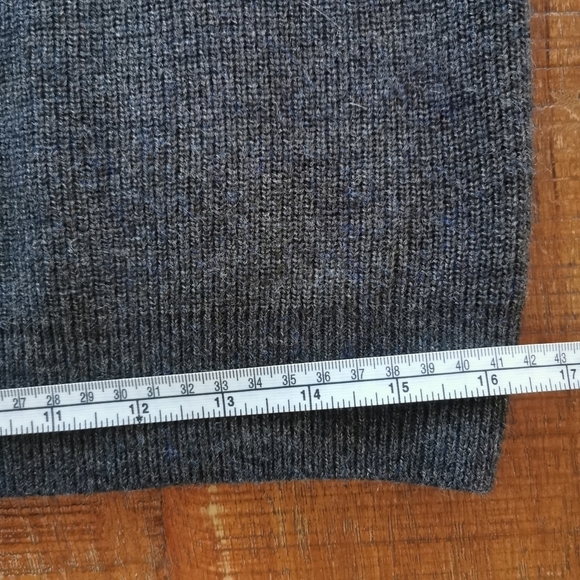 Grey Knit Henley Top - Picture 8 of 9